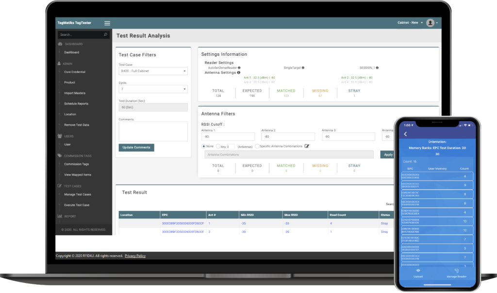 TagMatiks Tag Tester | Automate RFID Tag and Reader Testing