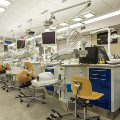 Shot of a high-tech medical classroom at modern university