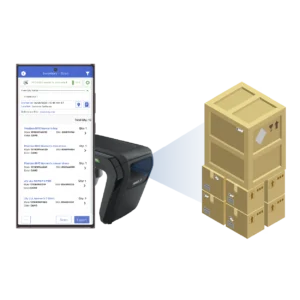 TagMatiks Wedge and an RFID handheld readers to inventory items