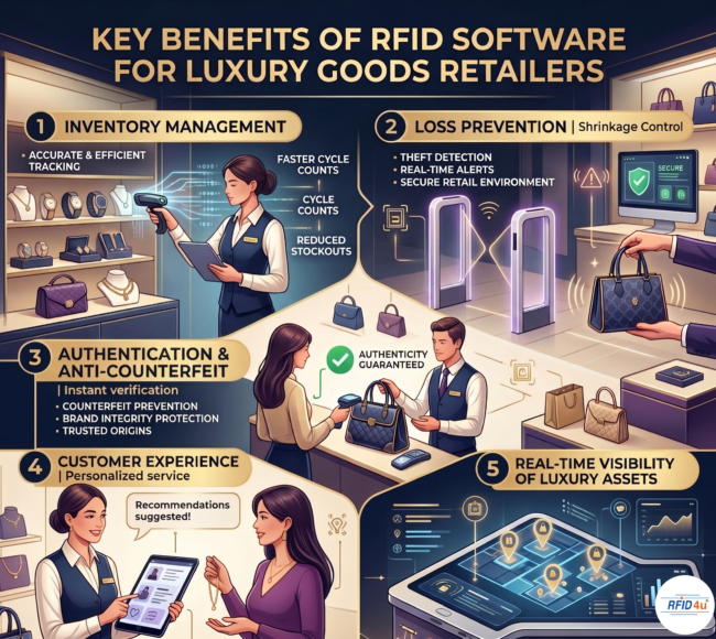 Key Benefits of RFID Software for Luxury Goods Key Benefits of RFID Software for Luxury Goods